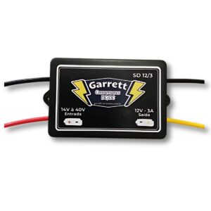 Conversor/Regulador de Tensão - Entrada 14V à 40V - Saída 12V-3A - SD12/3