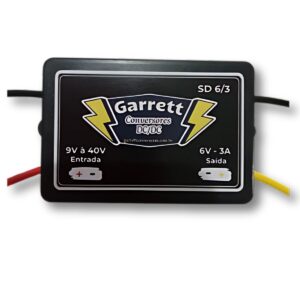 Conversor/Regulador de Tensão - Entrada 9V à 40V - Saída 6V-3A - SD6/3