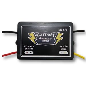 Conversor/Regulador de Tensão - Entrada 7V à 40V - Saída 5V-3A - SD5/3