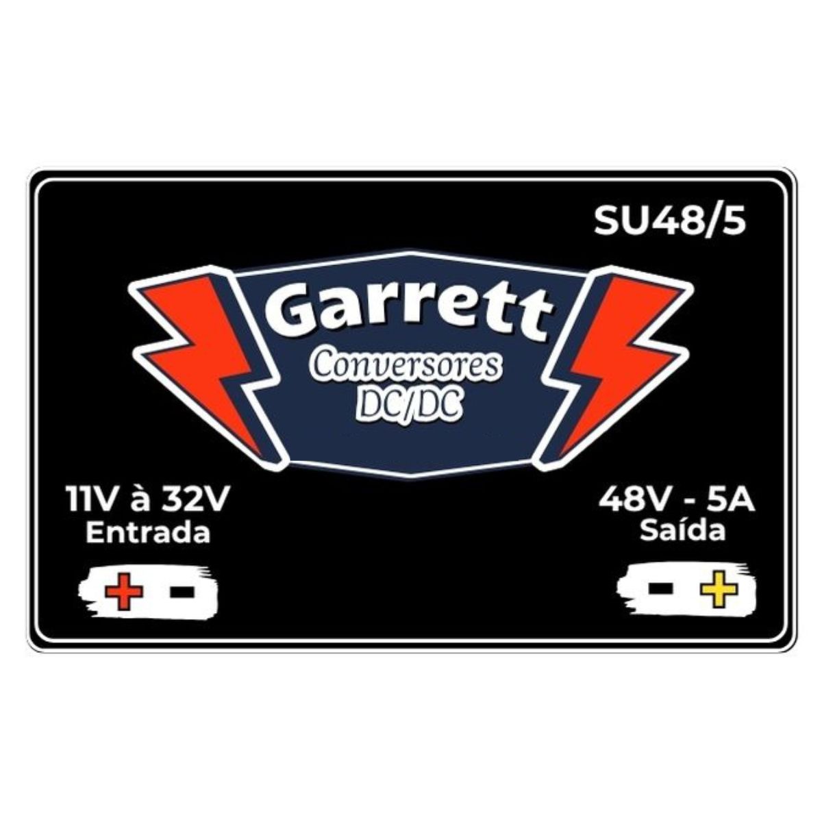 Conversor/Regulador de Tensão – Entrada 11V à 32V – Saída 48V-5A – SU48/5 - Imagem 5