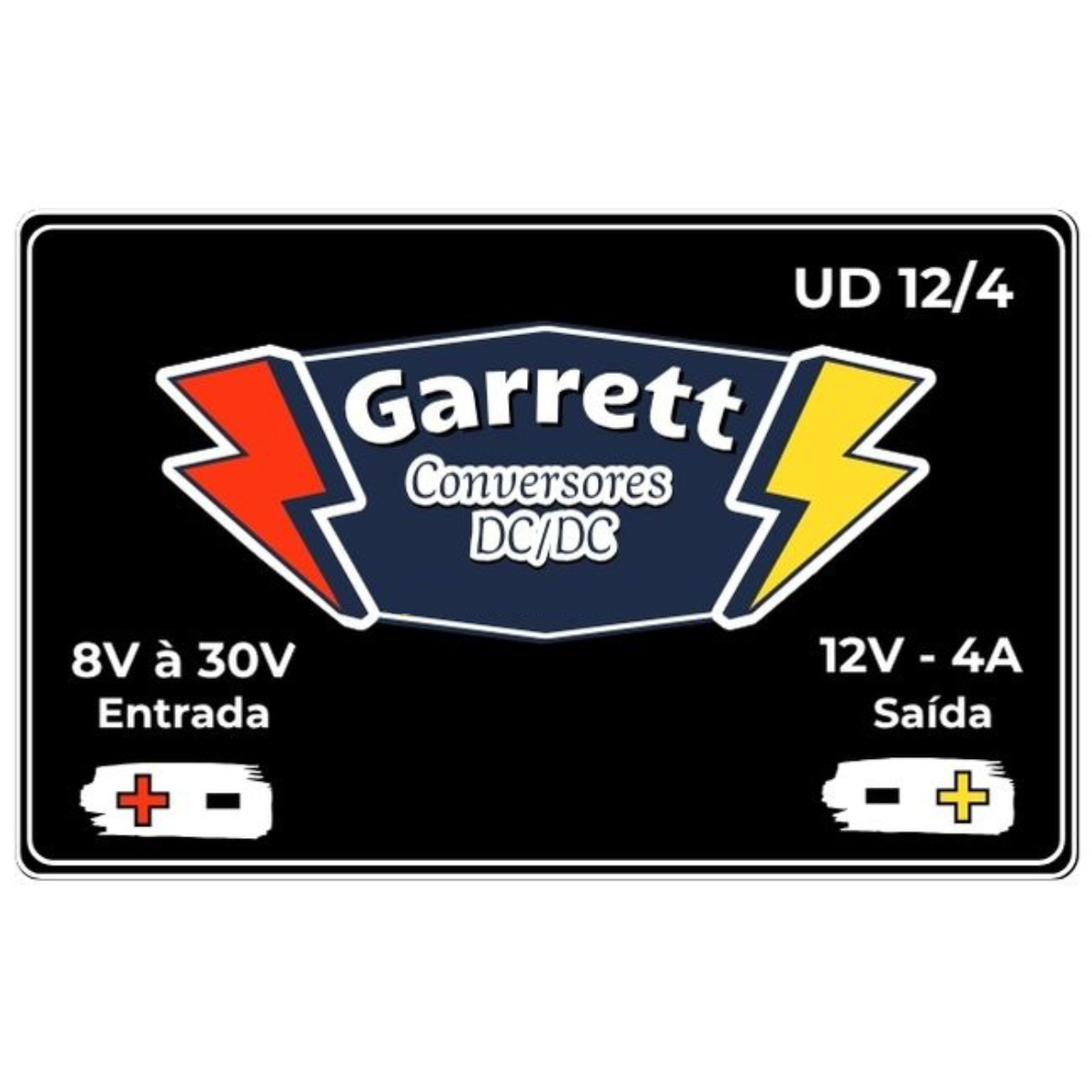 Conversor de Tensão Step Up & Down - Entrada 8V à 30V - Saída 12V 4a - UD12/4 - Imagem 6